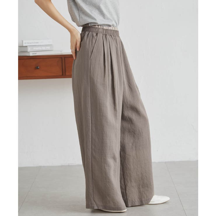 ダブルウエストシアーイージーパンツ | RANAN | 詳細画像27 