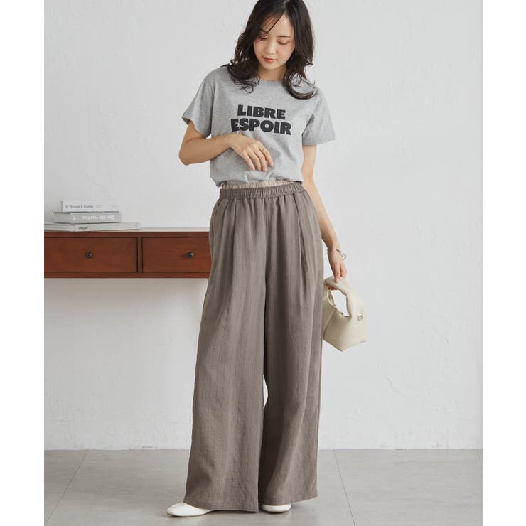 ダブルウエストシアーイージーパンツ | RANAN | 詳細画像30 