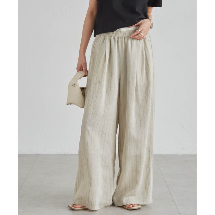 ダブルウエストシアーイージーパンツ | RANAN | 詳細画像4 