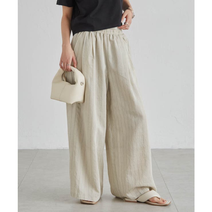 ダブルウエストシアーイージーパンツ | RANAN | 詳細画像6 