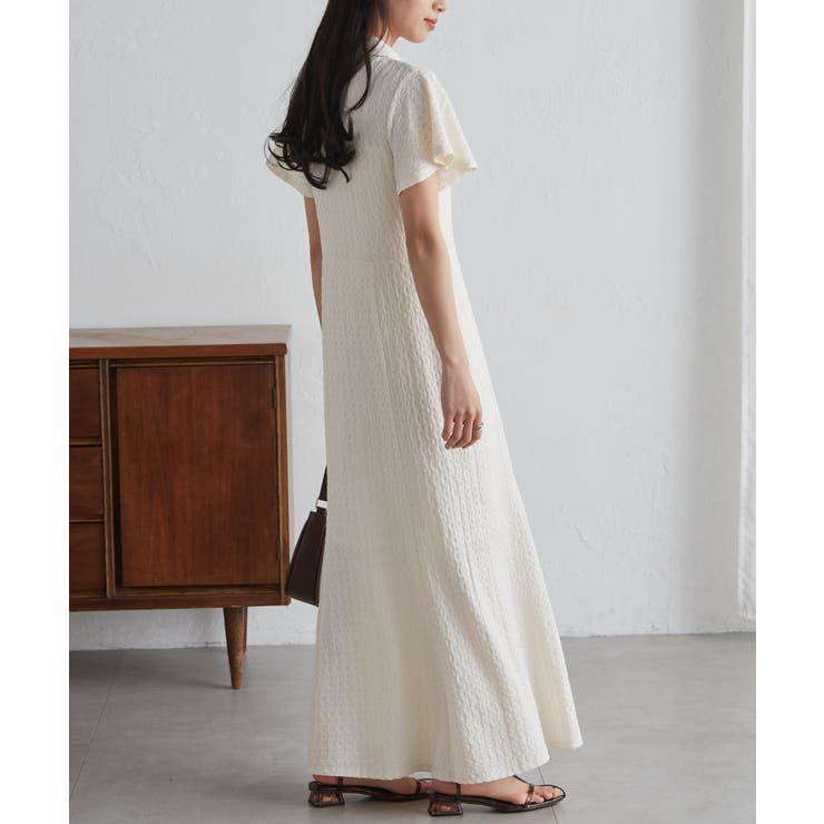 フレアスリーブマーメードポロワンピース | RANAN | 詳細画像8 