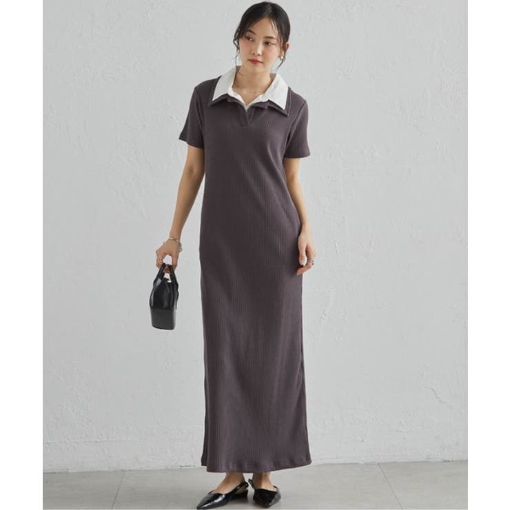 ダブルカラーリブワンピース | RANAN | 詳細画像13 