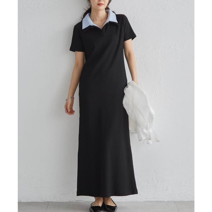 ダブルカラーリブワンピース | RANAN | 詳細画像22 