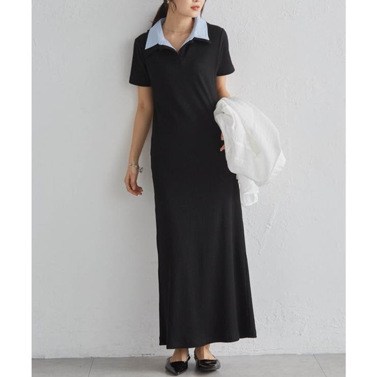 ダブルカラーリブワンピース | RANAN | 詳細画像26 