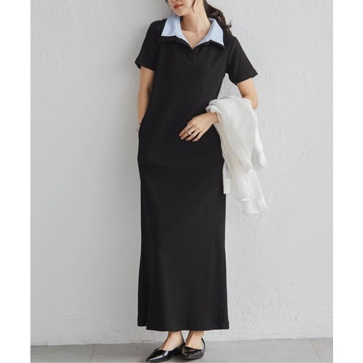 ダブルカラーリブワンピース | RANAN | 詳細画像27 