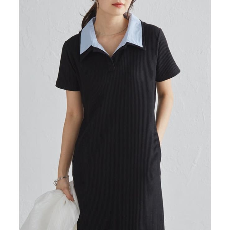 ダブルカラーリブワンピース | RANAN | 詳細画像30 