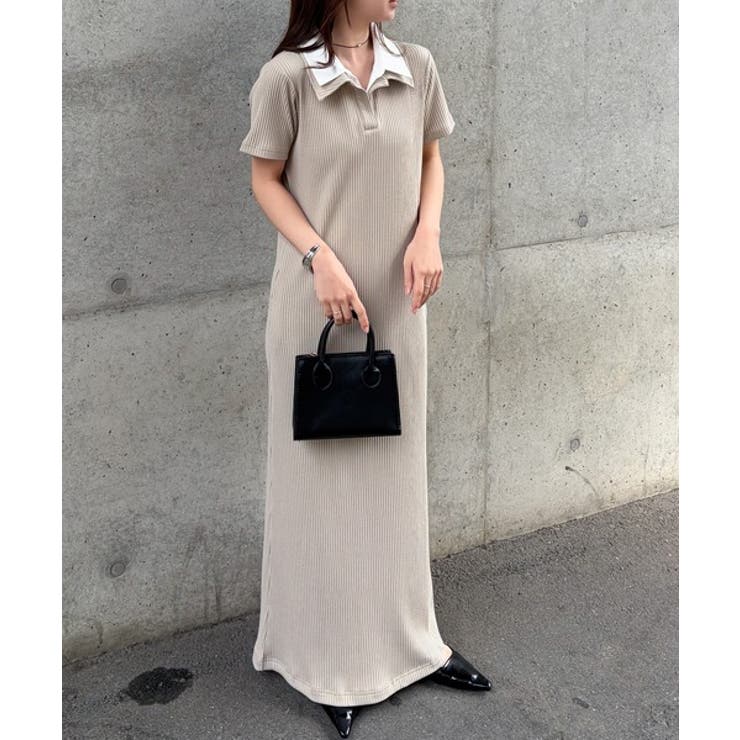 ダブルカラーリブワンピース | RANAN | 詳細画像31 