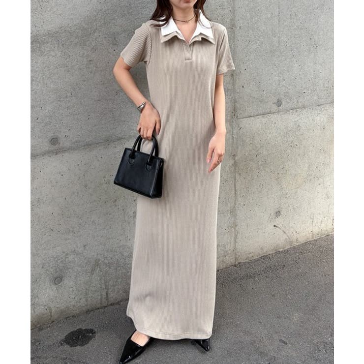 ダブルカラーリブワンピース | RANAN | 詳細画像32 