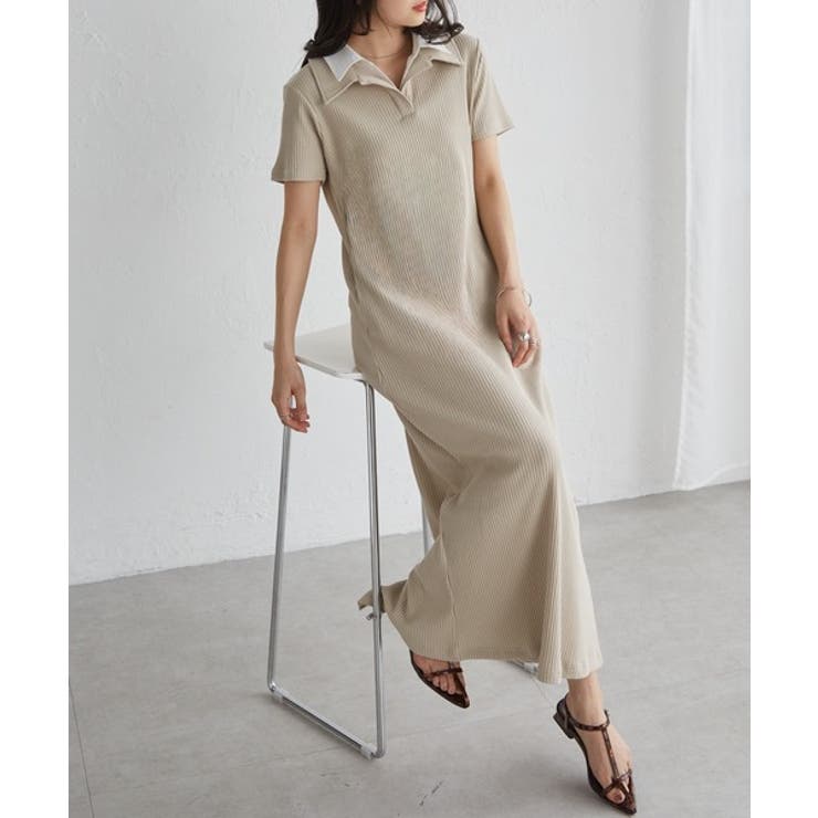 ダブルカラーリブワンピース | RANAN | 詳細画像38 