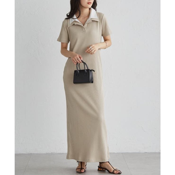 ダブルカラーリブワンピース | RANAN | 詳細画像40 