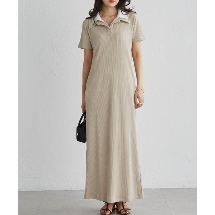 ダブルカラーリブワンピース | RANAN | 詳細画像41 