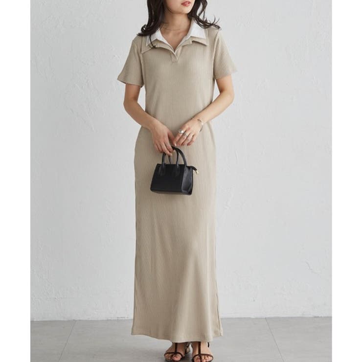 ダブルカラーリブワンピース | RANAN | 詳細画像42 