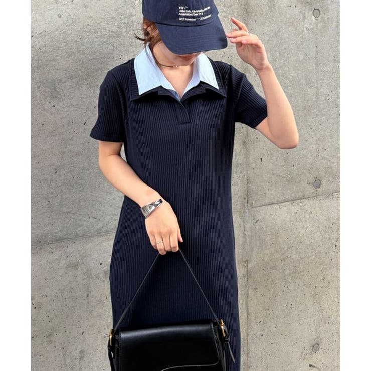 ダブルカラーリブワンピース | RANAN | 詳細画像45 