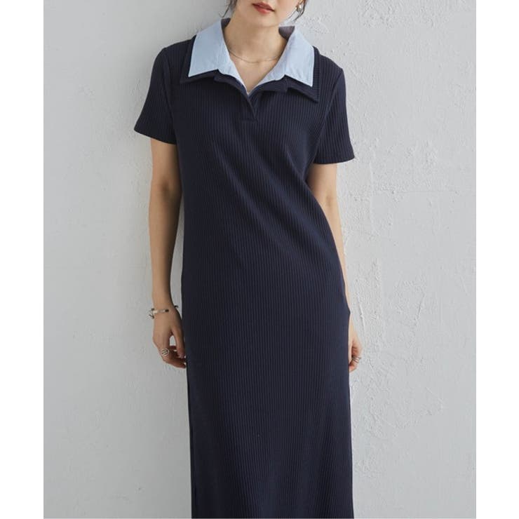 ダブルカラーリブワンピース | RANAN | 詳細画像48 