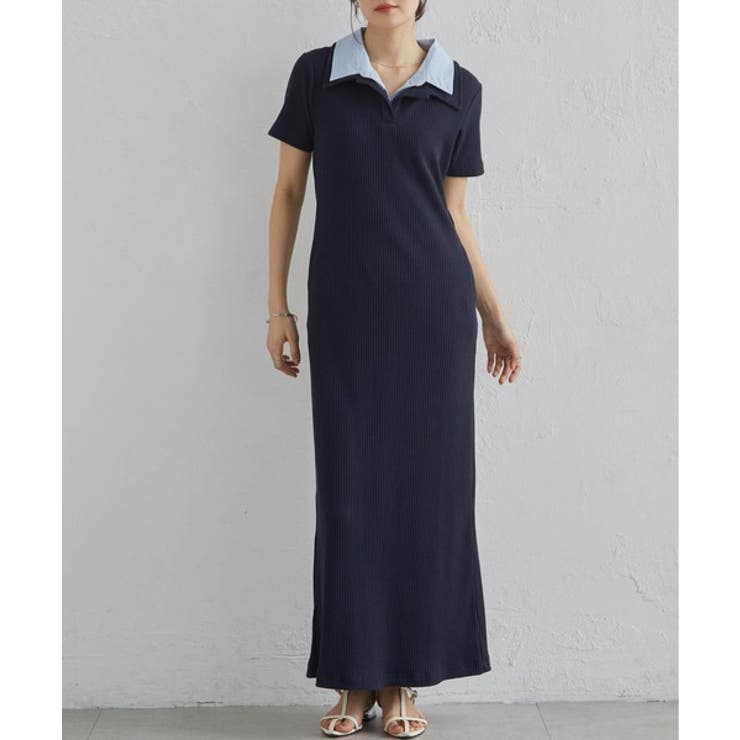 ダブルカラーリブワンピース | RANAN | 詳細画像49 