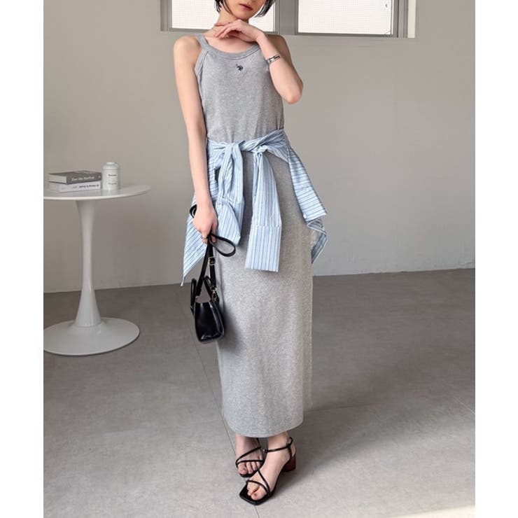 ＜U.S.POLO ASSN.＞カップ付アメスリリブワンピース | RANAN | 詳細画像10 