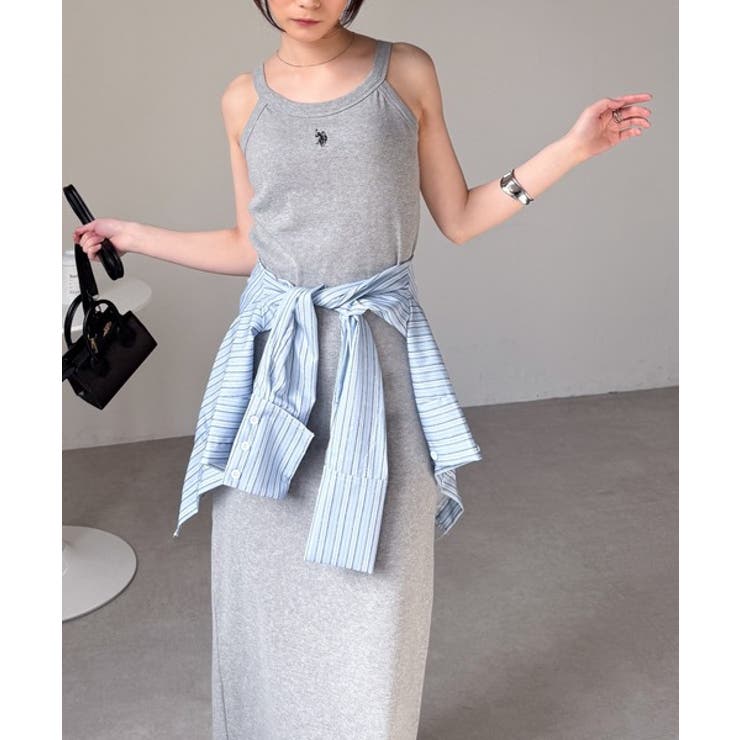＜U.S.POLO ASSN.＞カップ付アメスリリブワンピース | RANAN | 詳細画像11 