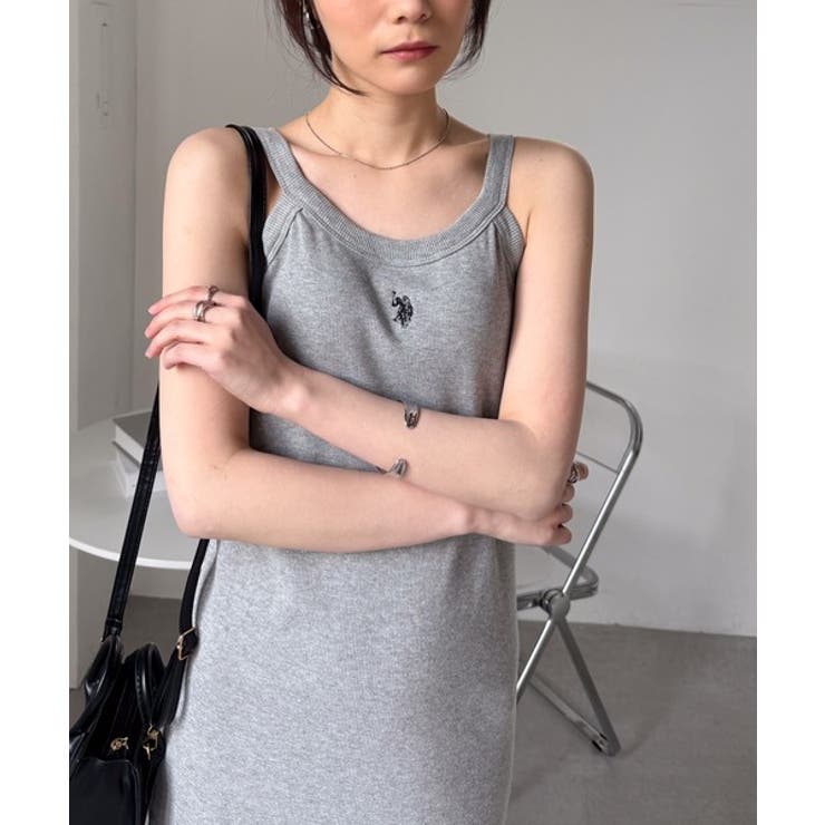 ＜U.S.POLO ASSN.＞カップ付アメスリリブワンピース | RANAN | 詳細画像16 