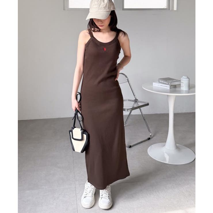 ＜U.S.POLO ASSN.＞カップ付アメスリリブワンピース | RANAN | 詳細画像22 