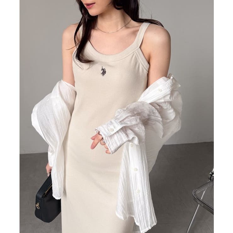 ＜U.S.POLO ASSN.＞カップ付アメスリリブワンピース | RANAN | 詳細画像26 