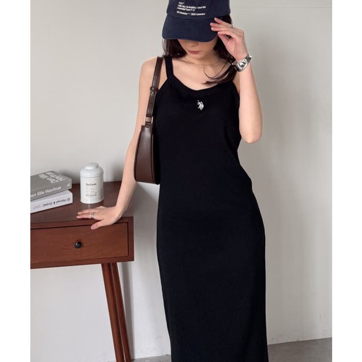 ＜U.S.POLO ASSN.＞カップ付アメスリリブワンピース | RANAN | 詳細画像6 