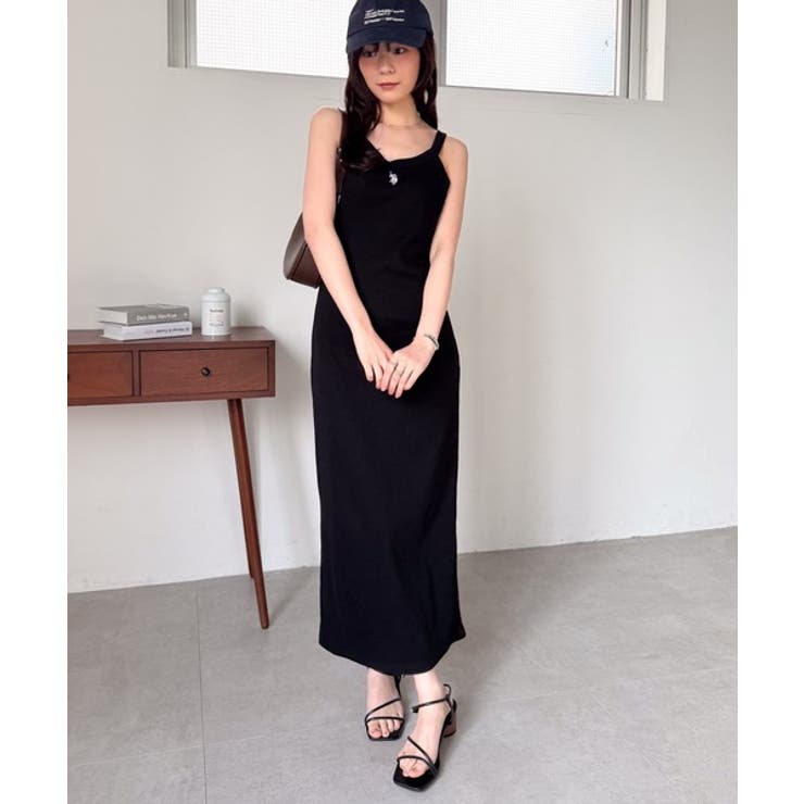 ＜U.S.POLO ASSN.＞カップ付アメスリリブワンピース | RANAN | 詳細画像9 