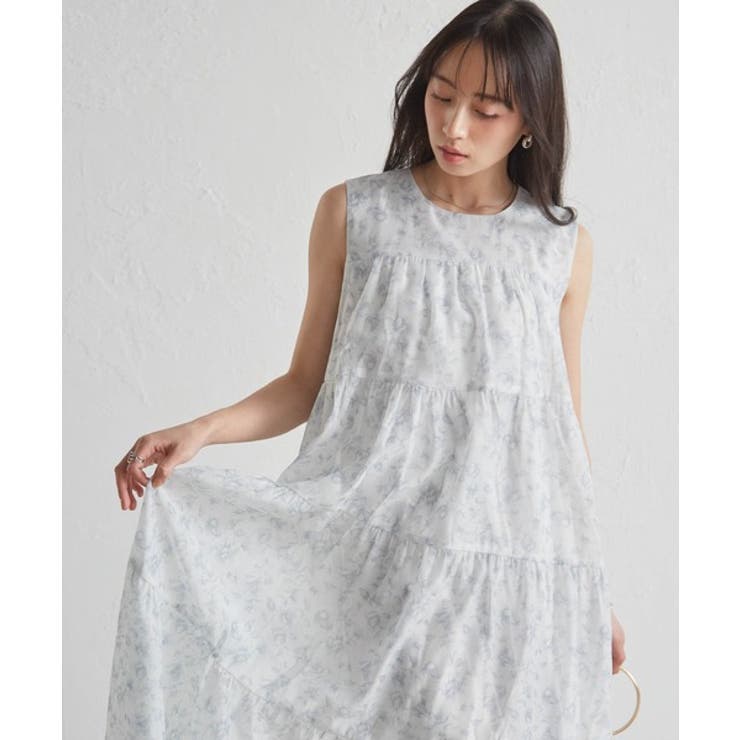 グレーケイ | ティアードデザインワンピース | RANAN