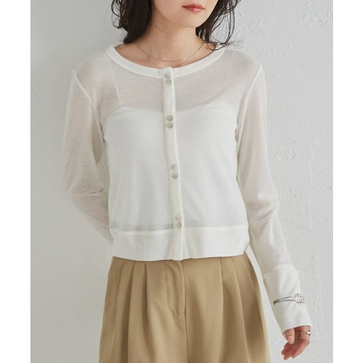 シアーリブカーディガン | RANAN | 詳細画像14 