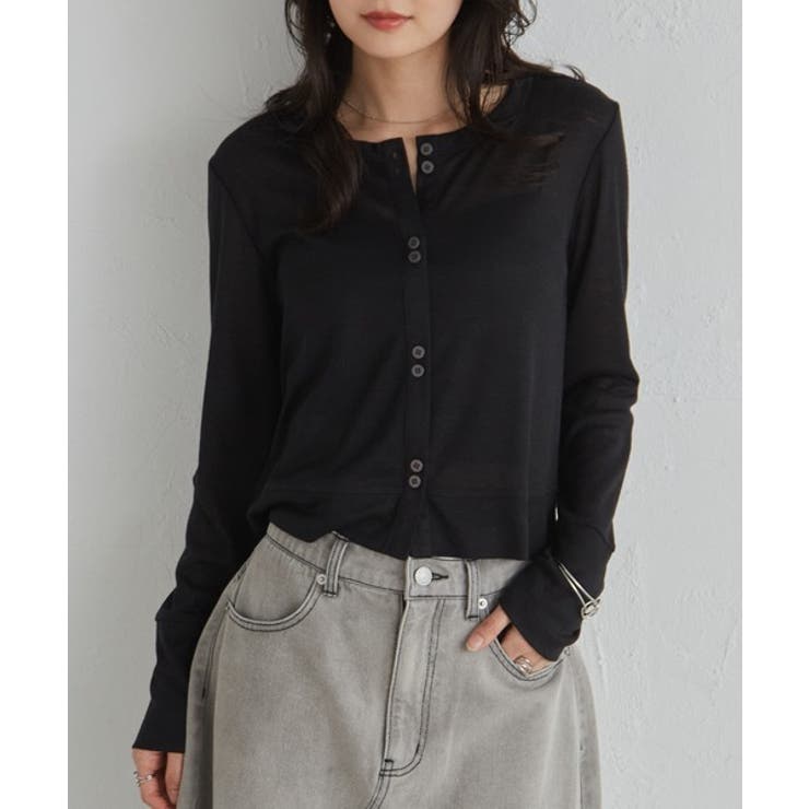 シアーリブカーディガン | RANAN | 詳細画像25 