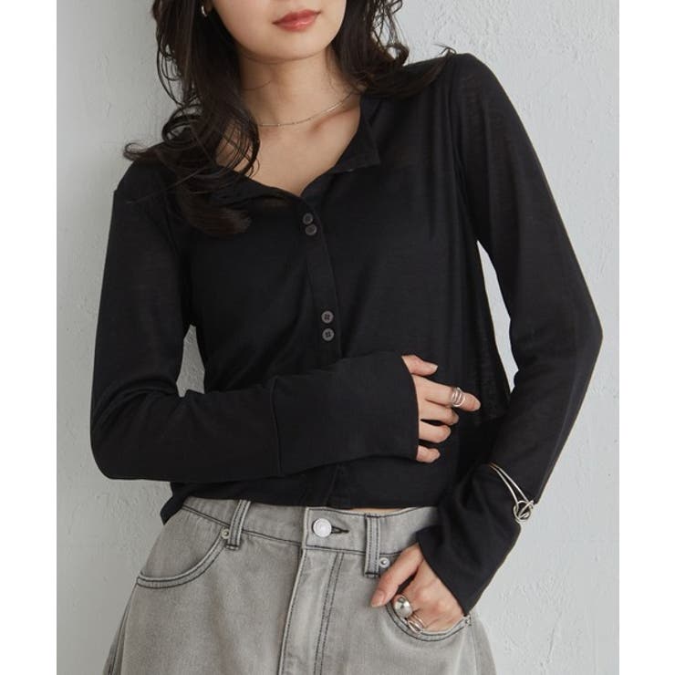 シアーリブカーディガン | RANAN | 詳細画像28 