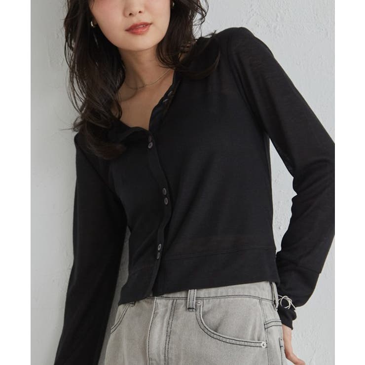 シアーリブカーディガン | RANAN | 詳細画像30 