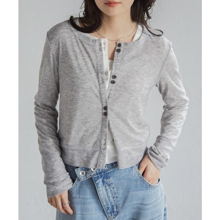 シアーリブカーディガン | RANAN | 詳細画像36 