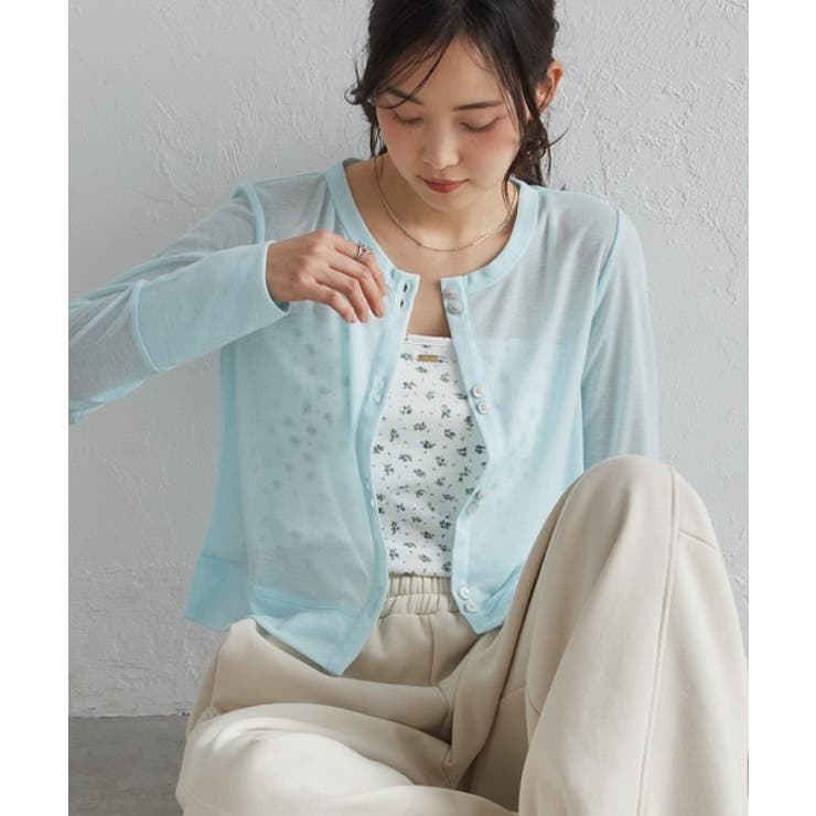 シアーリブカーディガン | RANAN | 詳細画像6 