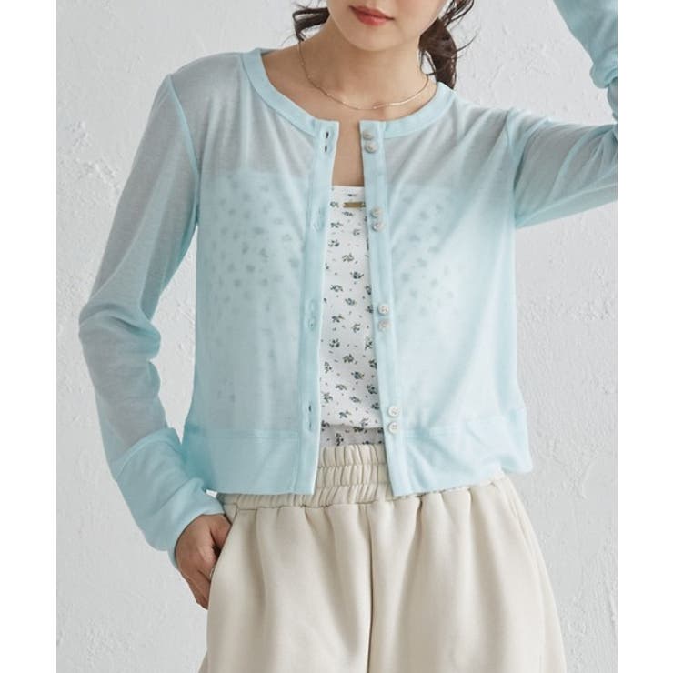 シアーリブカーディガン | RANAN | 詳細画像7 