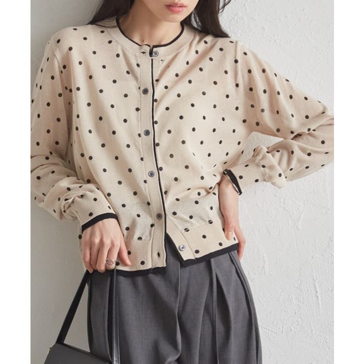 レイヤード風バイカラーシアーカーディガン | RANAN | 詳細画像2 