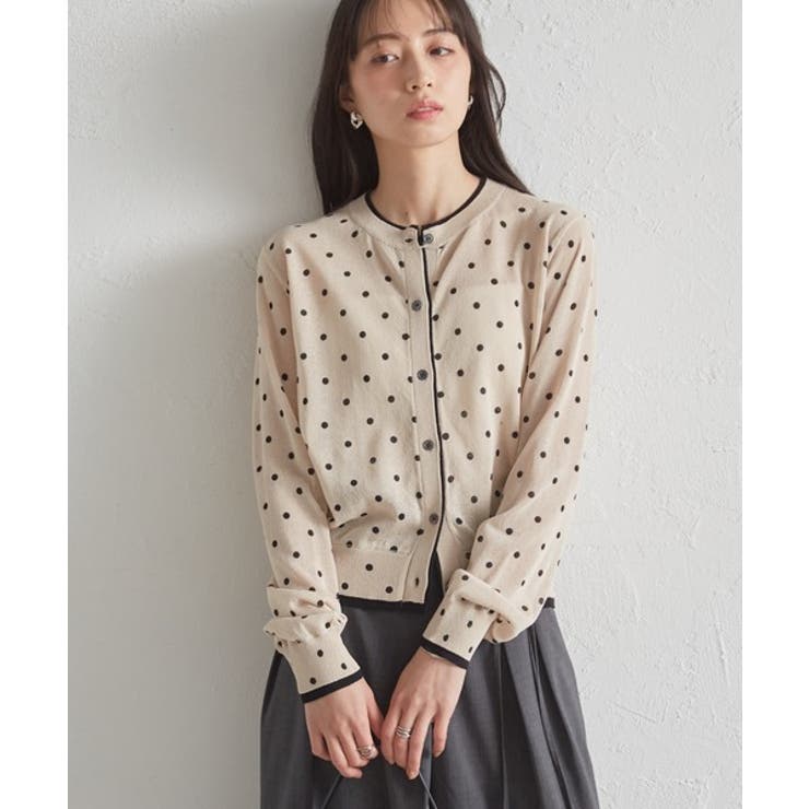 レイヤード風バイカラーシアーカーディガン | RANAN | 詳細画像3 