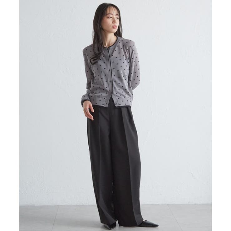 レイヤード風バイカラーシアーカーディガン | RANAN | 詳細画像34 