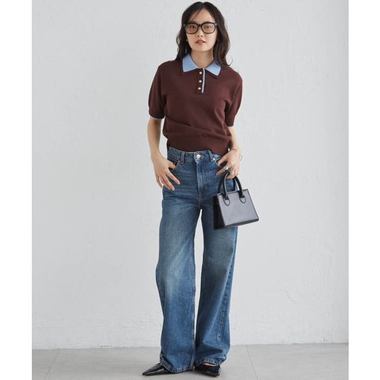 ダブルカラーポロニット | RANAN | 詳細画像23 