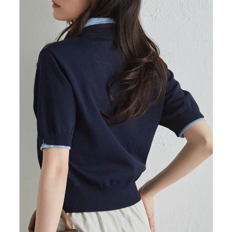 ダブルカラーポロニット | RANAN | 詳細画像29 