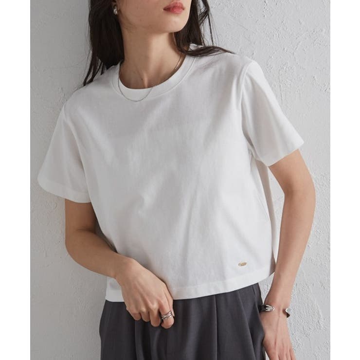 ホワイト | 多機能クロップドＴシャツ | RANAN