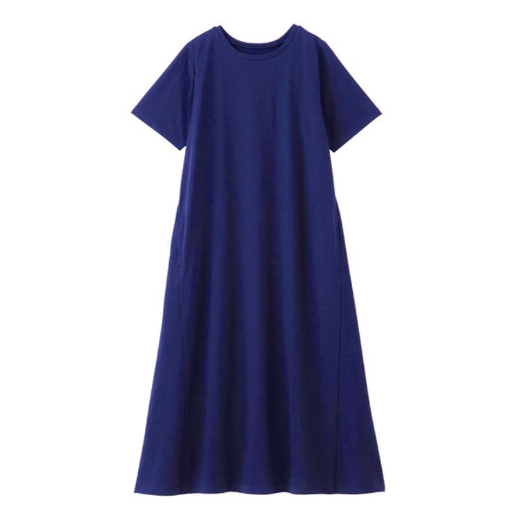 ネイビー | 多機能ベーシックＴワンピース | RANAN