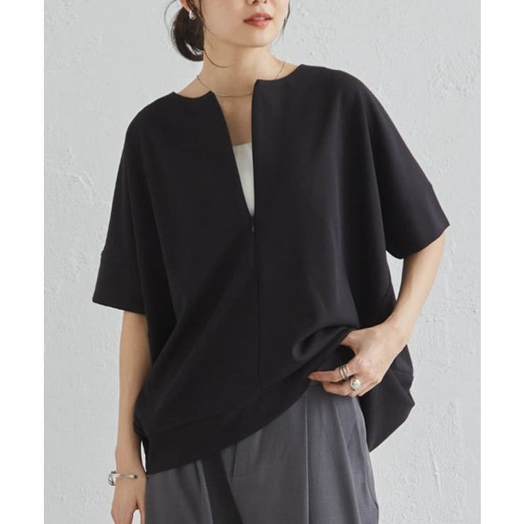 ハーフジップコクーンチュニック | RANAN | 詳細画像10 