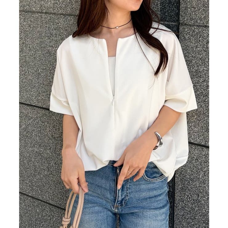 ハーフジップコクーンチュニック | RANAN | 詳細画像12 