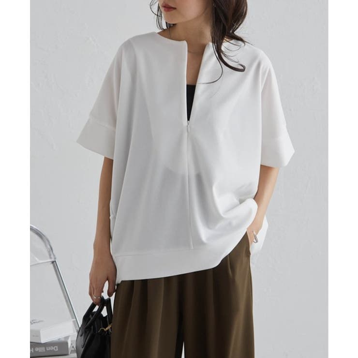 ハーフジップコクーンチュニック | RANAN | 詳細画像17 