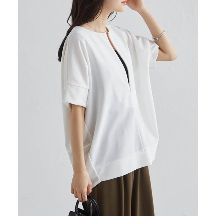 ハーフジップコクーンチュニック | RANAN | 詳細画像20 