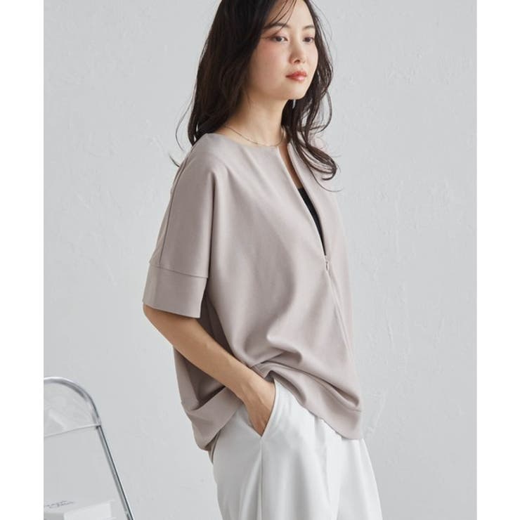 ハーフジップコクーンチュニック | RANAN | 詳細画像26 