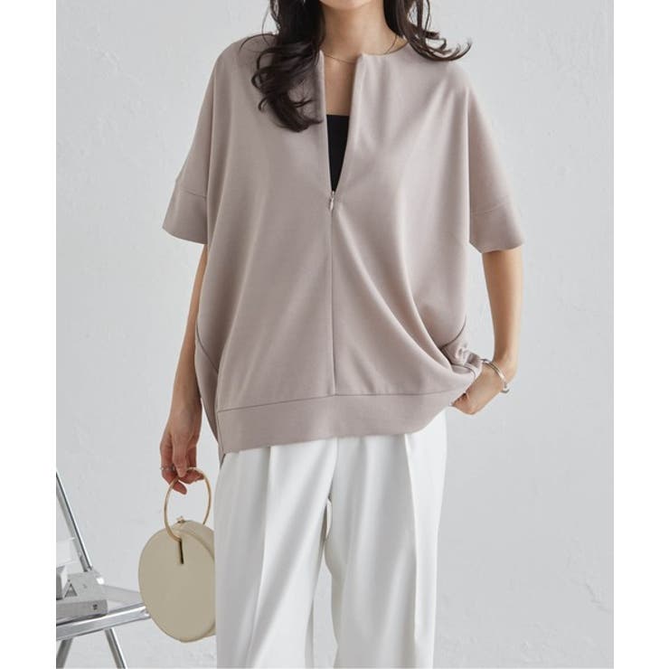 ハーフジップコクーンチュニック | RANAN | 詳細画像27 