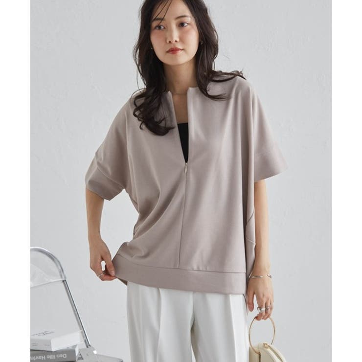 ハーフジップコクーンチュニック | RANAN | 詳細画像28 