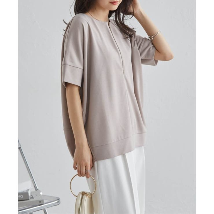 ハーフジップコクーンチュニック | RANAN | 詳細画像30 