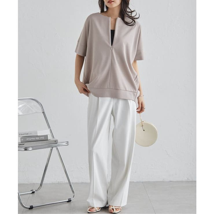 ハーフジップコクーンチュニック | RANAN | 詳細画像31 